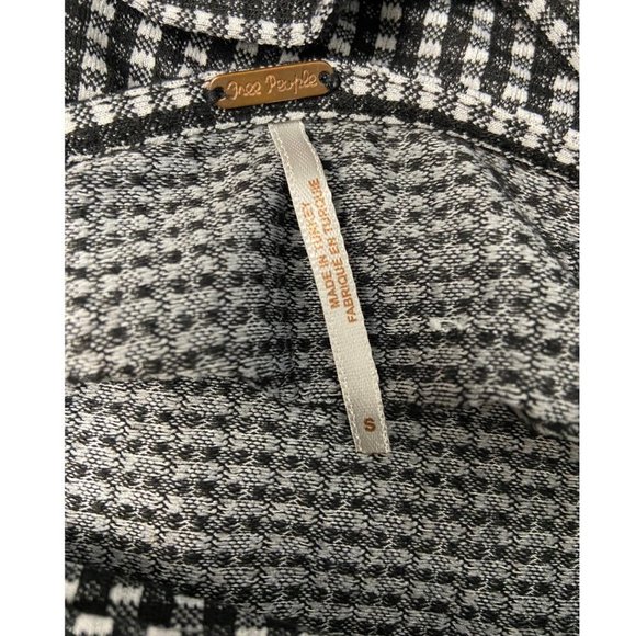 Free People Black and White Mini Dress - Picture 10 of 12